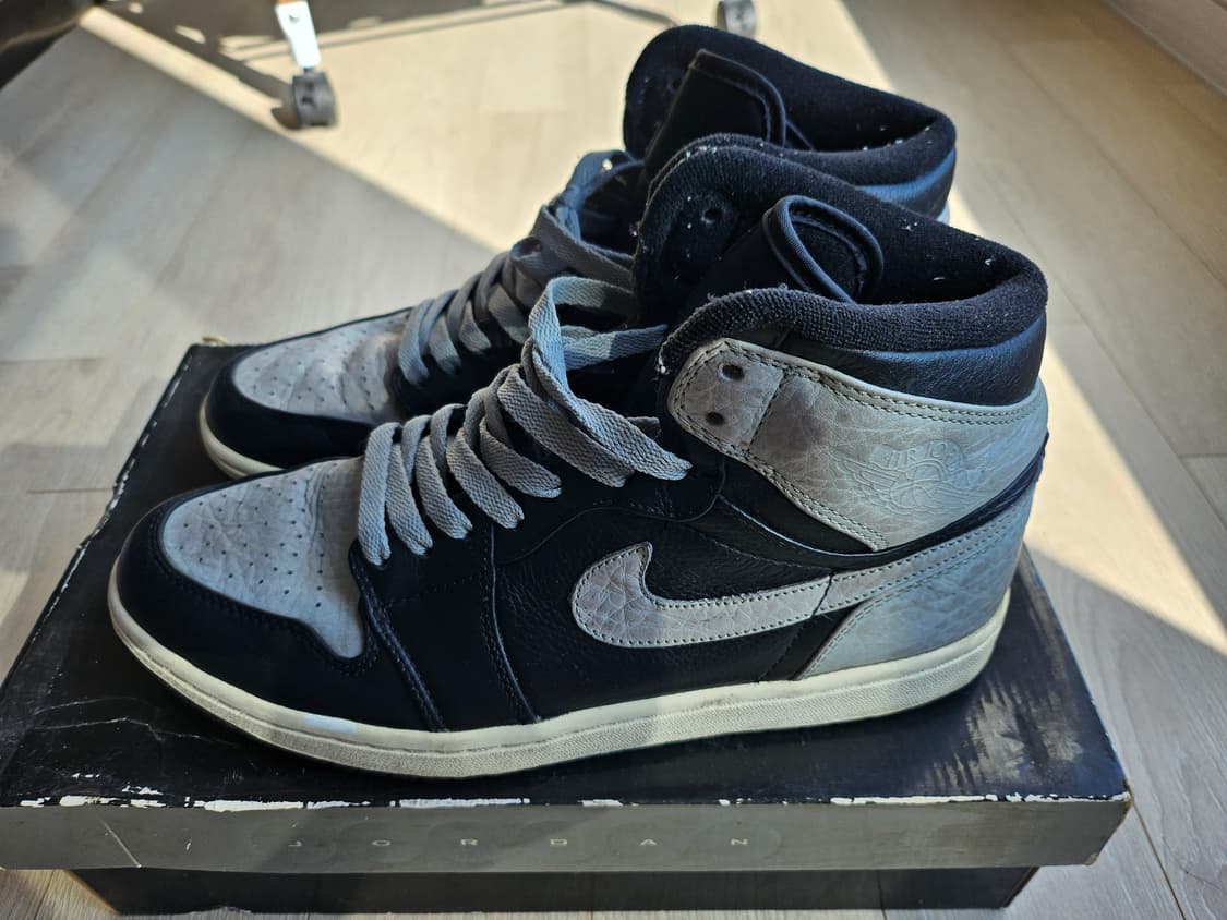 나이키 에어 조던 1 하이 블랙/그레이 상품이미지3