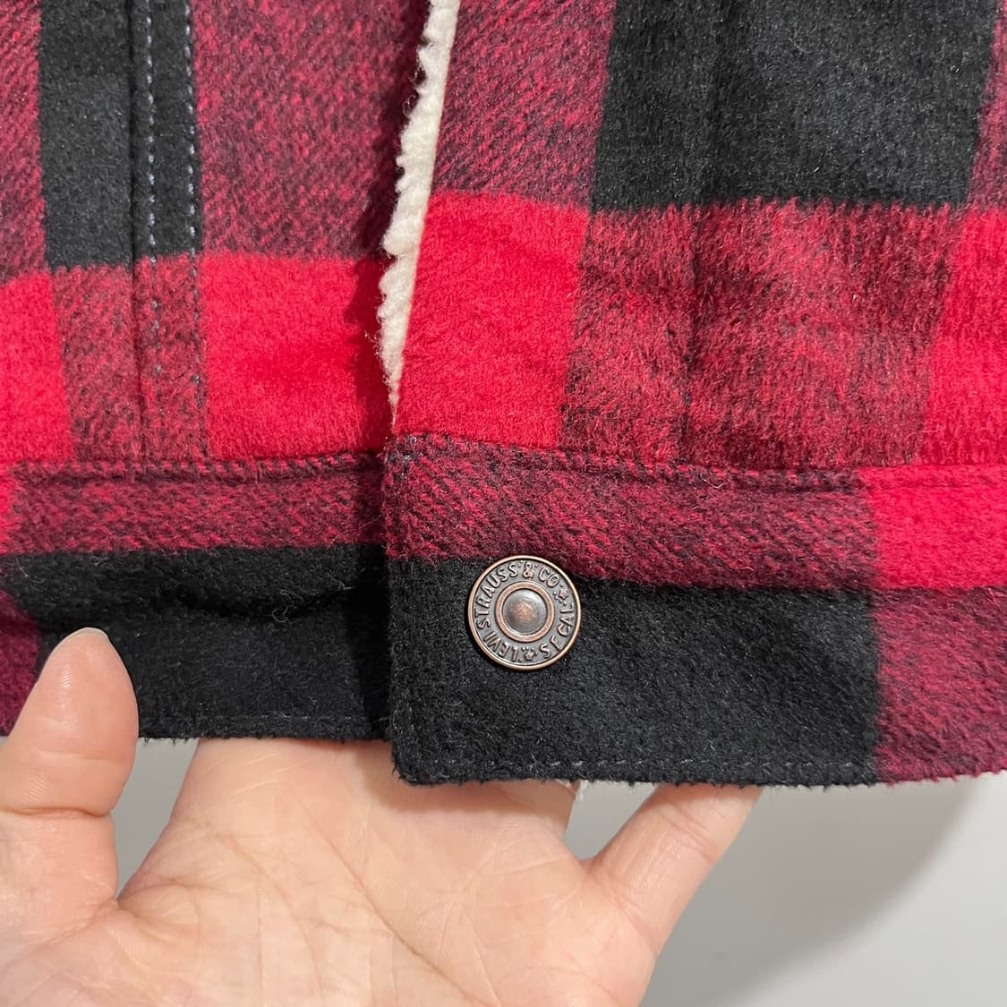 리바이스 헤비 체크 세르파 자켓 상품이미지10