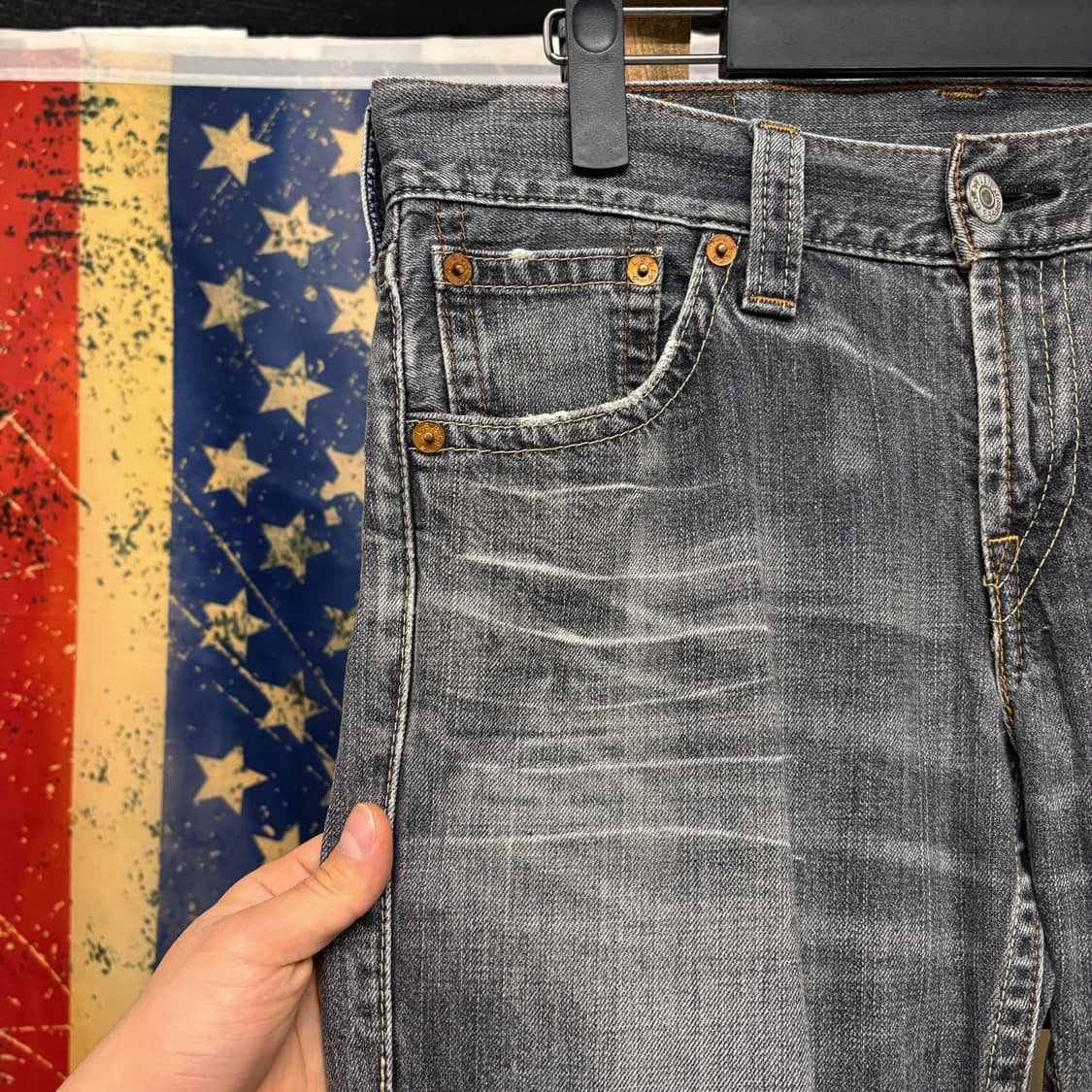00s 리바이스 502 아카이브 유즈드페이드 로우라이즈 데님팬츠 N391 상품이미지5