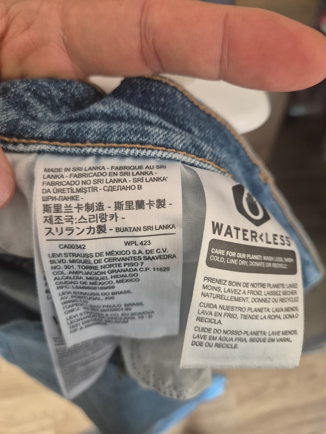 리바이스 부츠컷 하이웨이스트 플레어진 31x29 상품이미지6