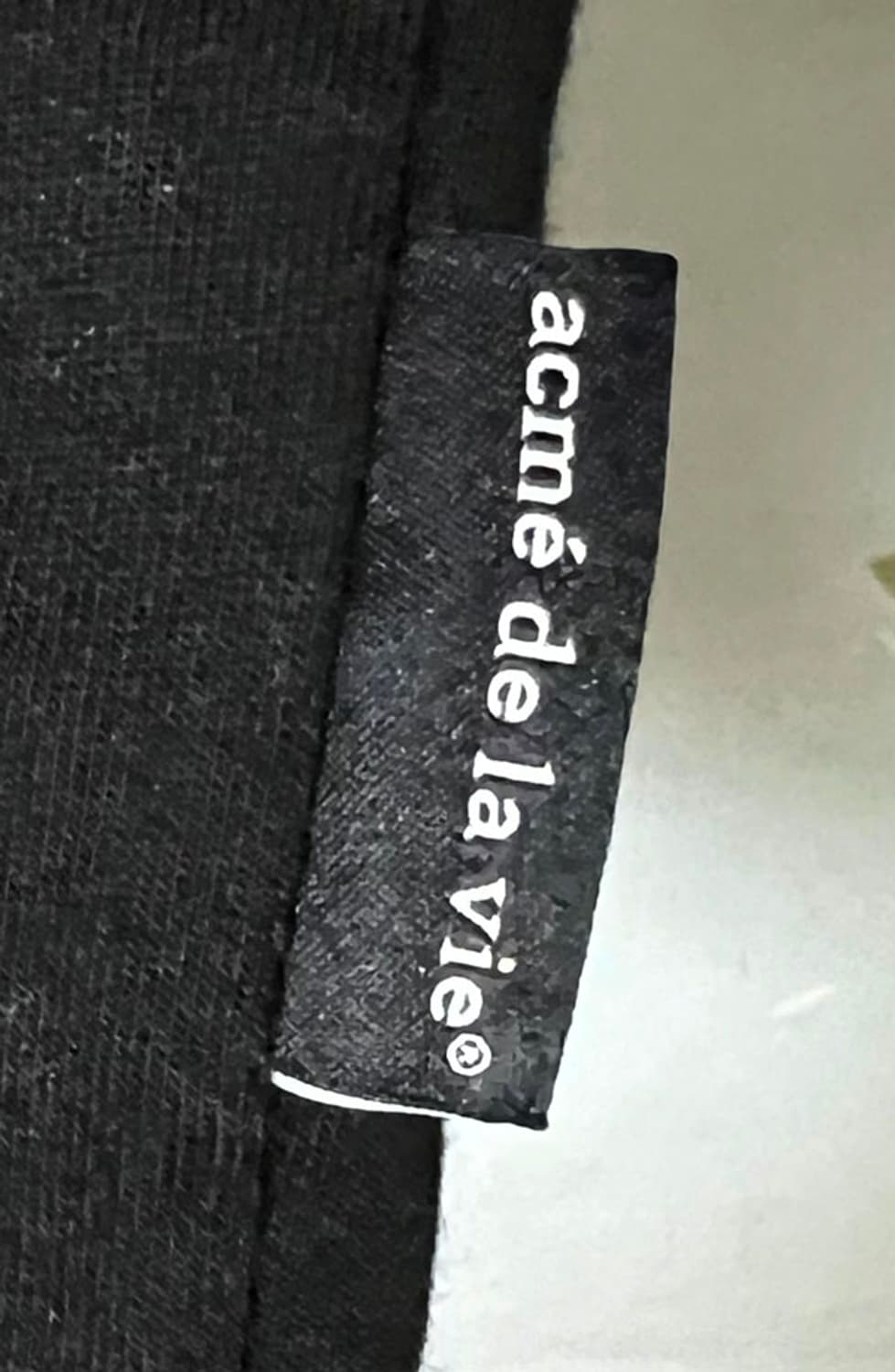 아크메드라비 남자 반팔티셔츠 블랙 오버핏 스트릿룩 2사이즈 XL 105 상품이미지4