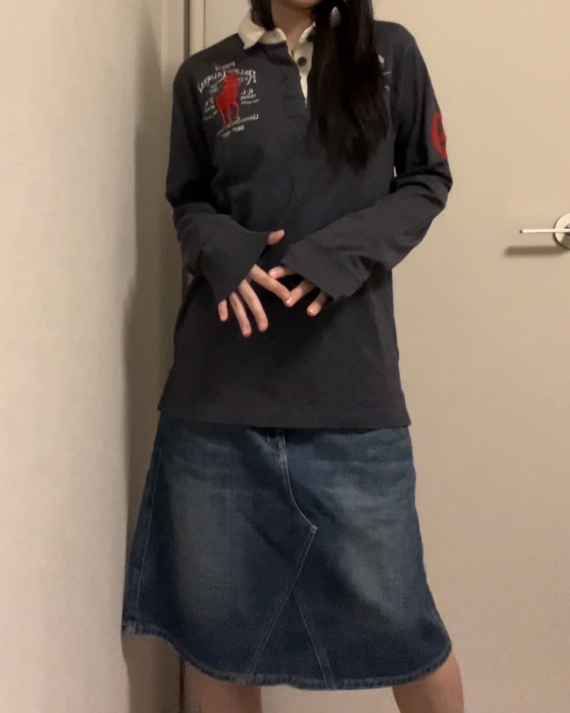 POLO vintage collar long sleeve 상품이미지7