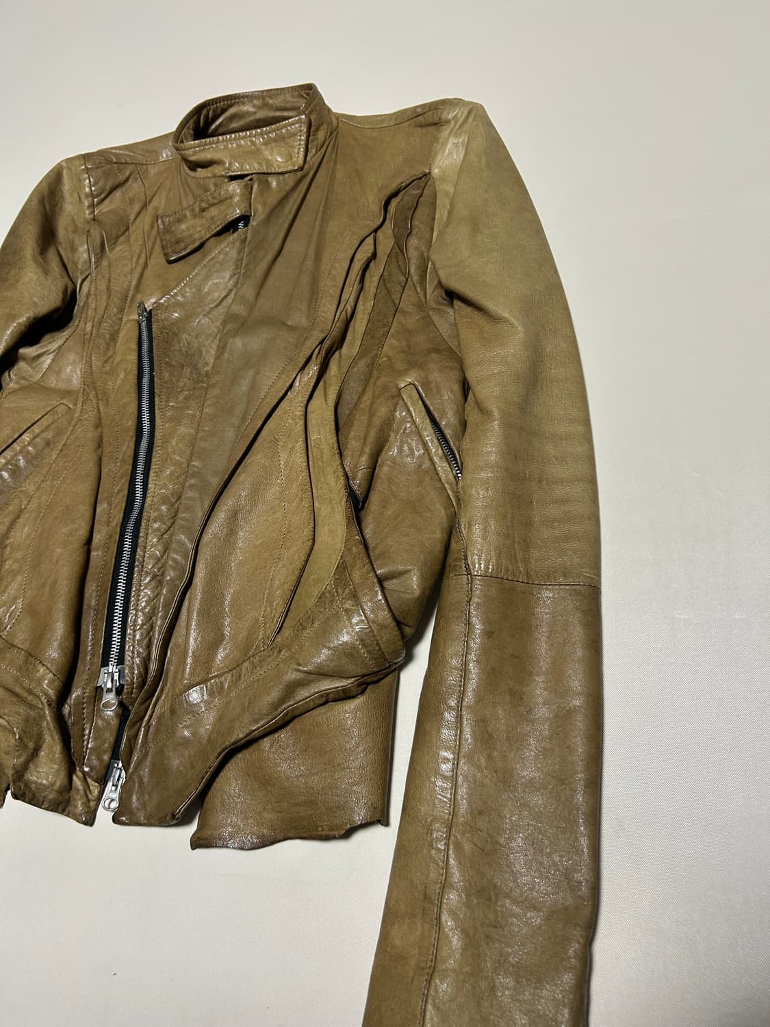 Ekam 러프 레더자켓 상품이미지2