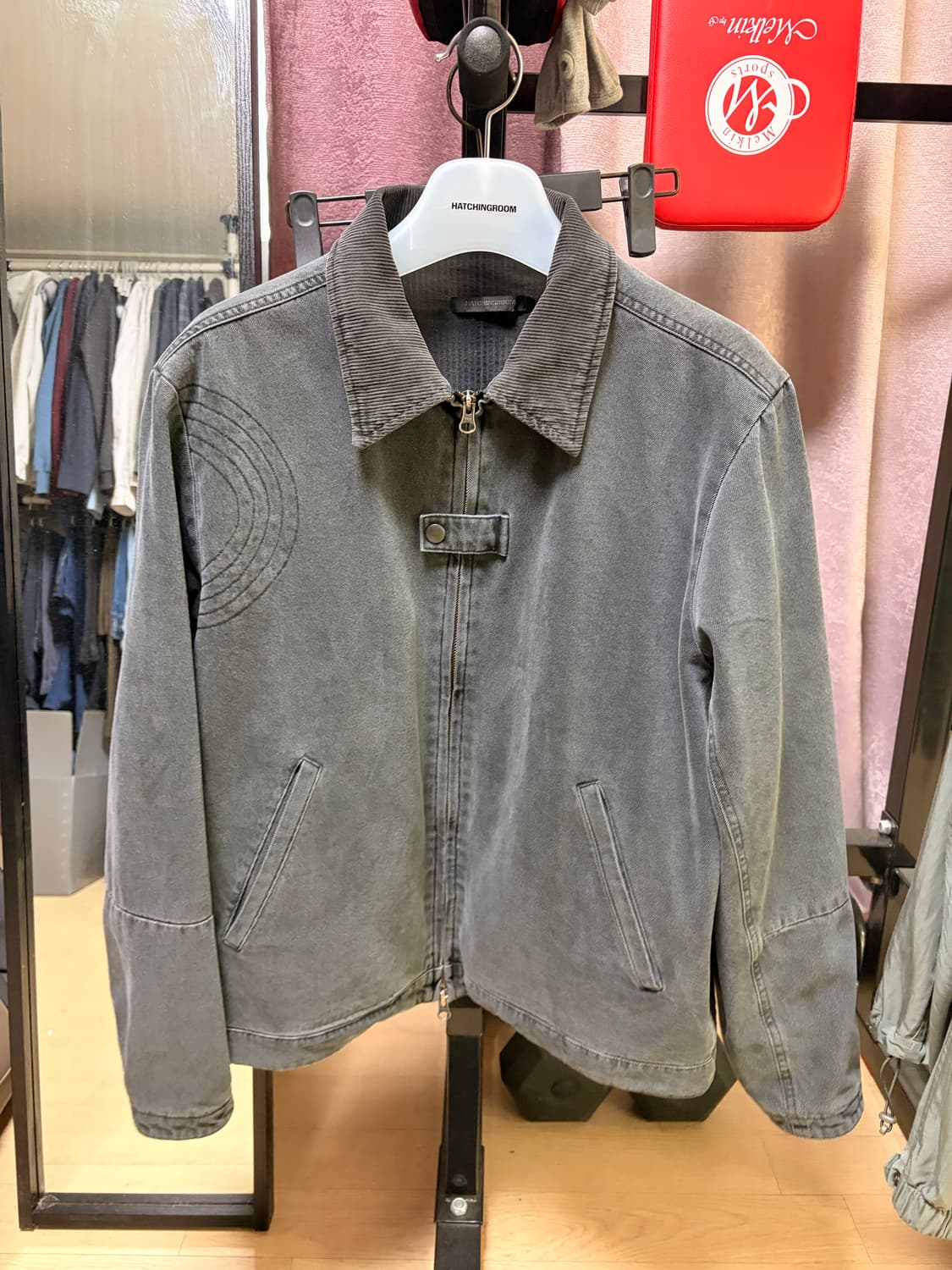 해칭룸 데님 워크자켓 블루 3사이즈 상품이미지1