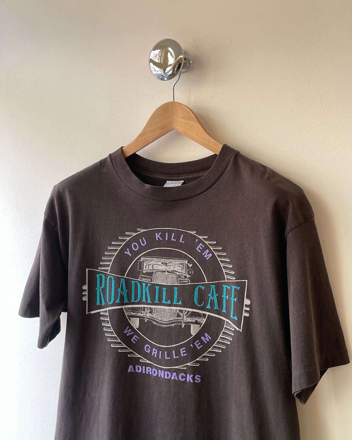 90‘s usa “Road Kill Cafe” Faded T-shirt  상품이미지3