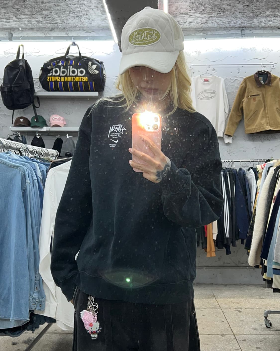 착샷O 나이키x스투시 NRG 크루넥 맨투맨 상품이미지7