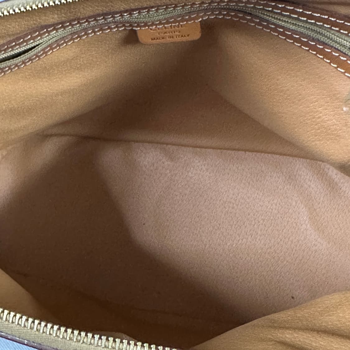 셀린느 브라운 마카담 코팅 캔버스 숄더 백 상품이미지3