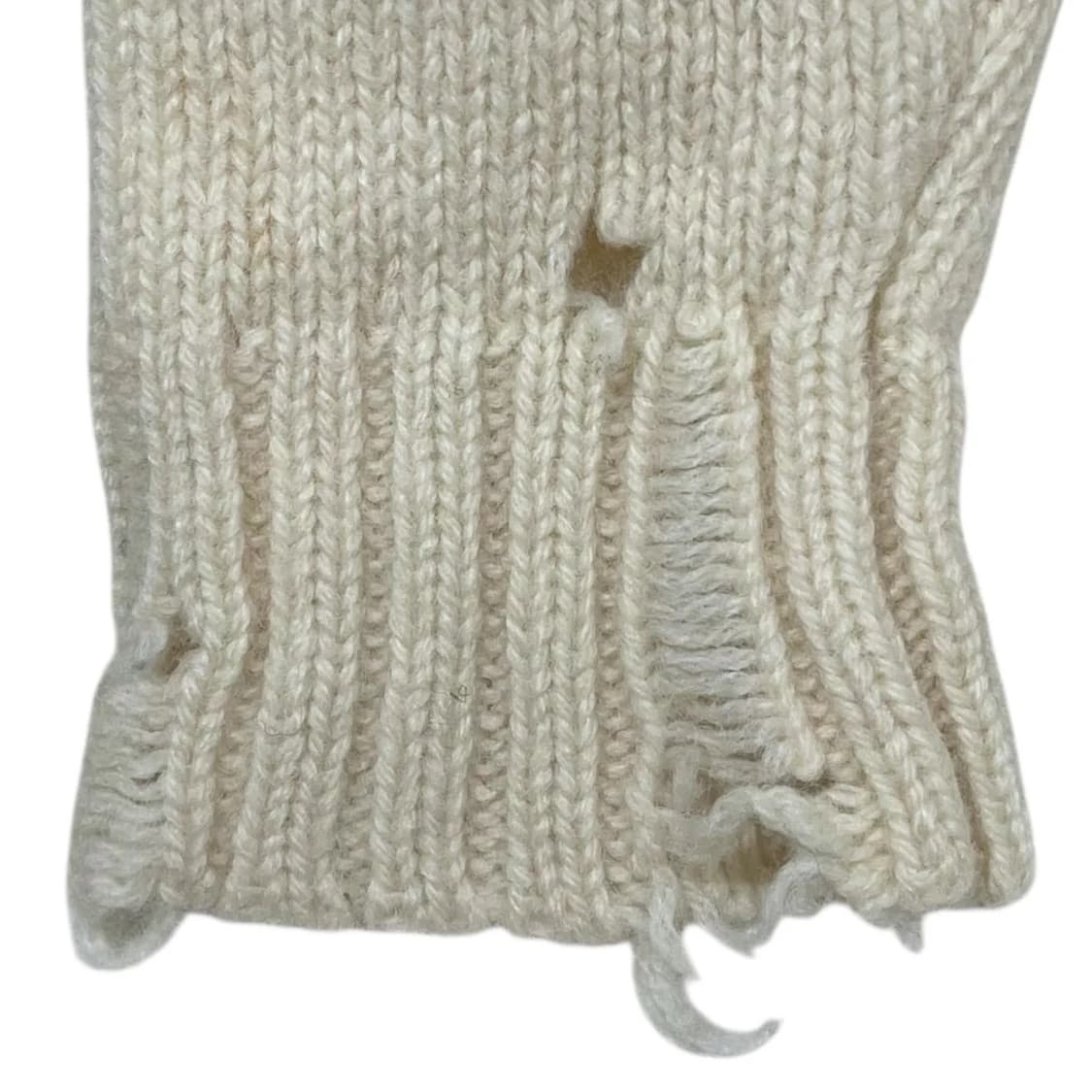 UNUSED 3G Crew neck damage knit 3 US1925 상품이미지5