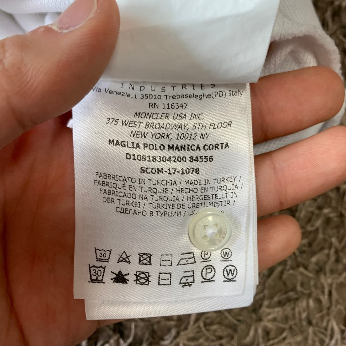 몽클레어 더블와펜 pk 카라티 상품이미지5