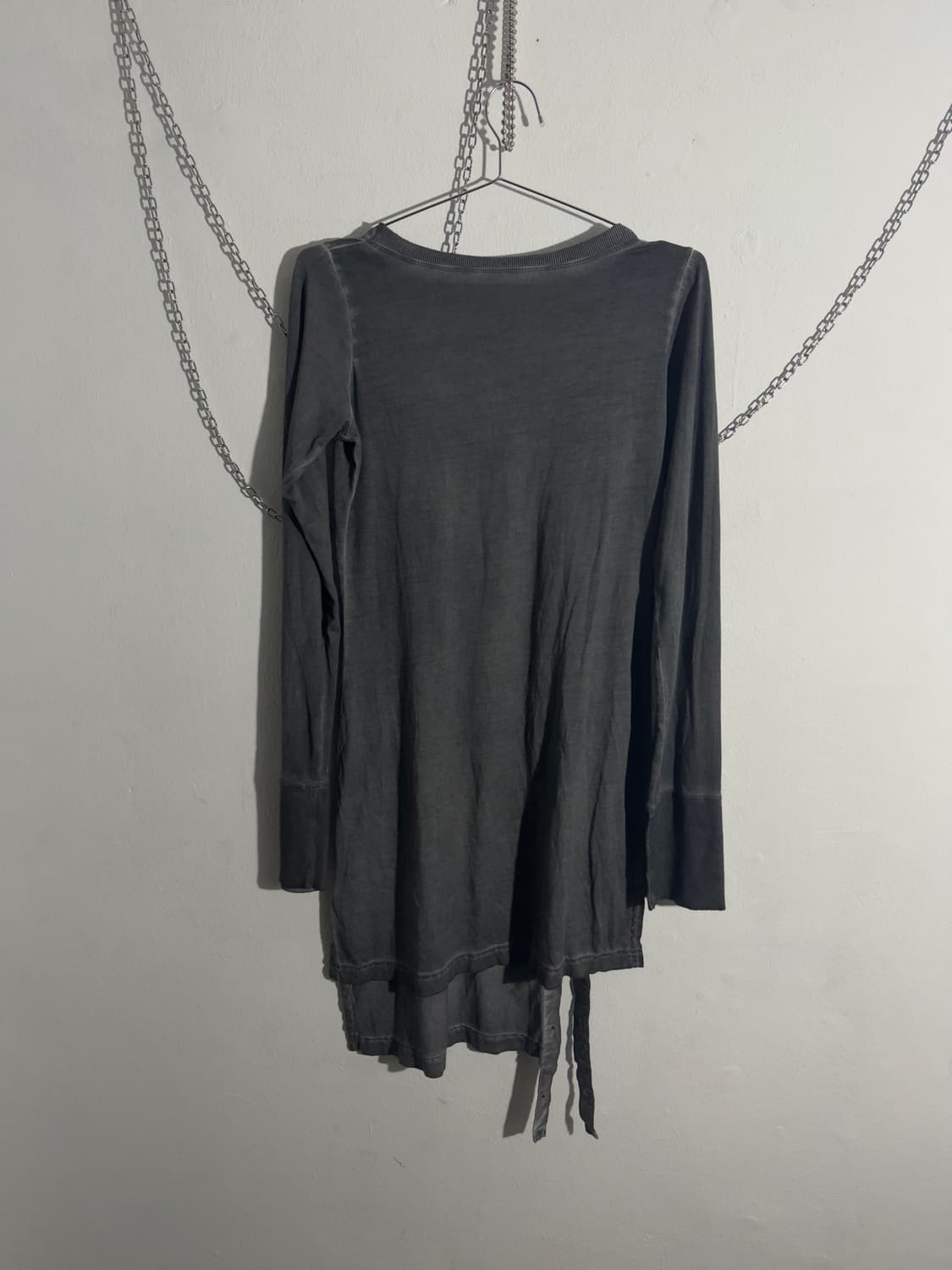 바바라 이 공기니 탄닌워시드 버튼스트링 롱슬리브 상품이미지4