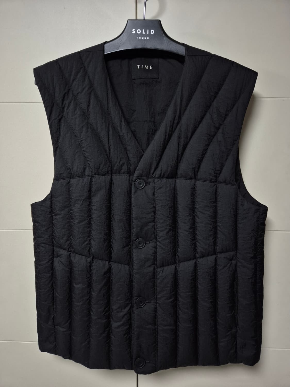 (105) 타임옴므 밴딩 다운 베스트 패딩조끼 상품이미지1