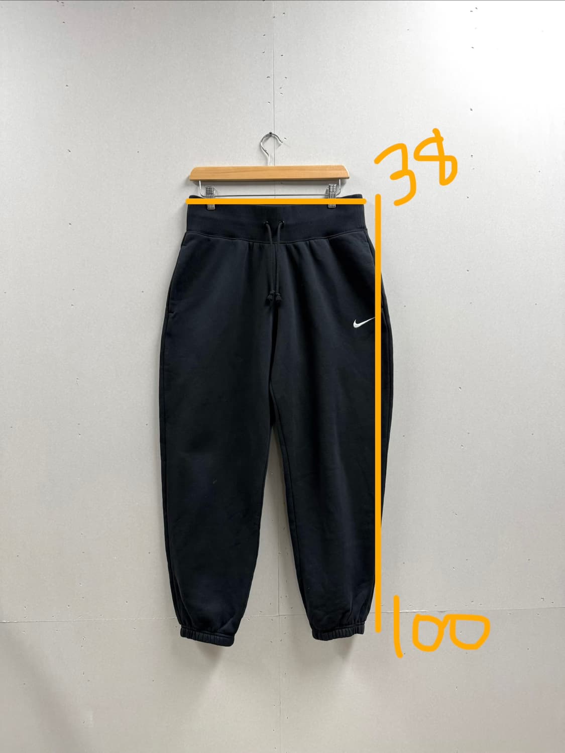 여성 L / 나이키 하이웨스트 스웻 기모 조거팬츠 바지 상품이미지3