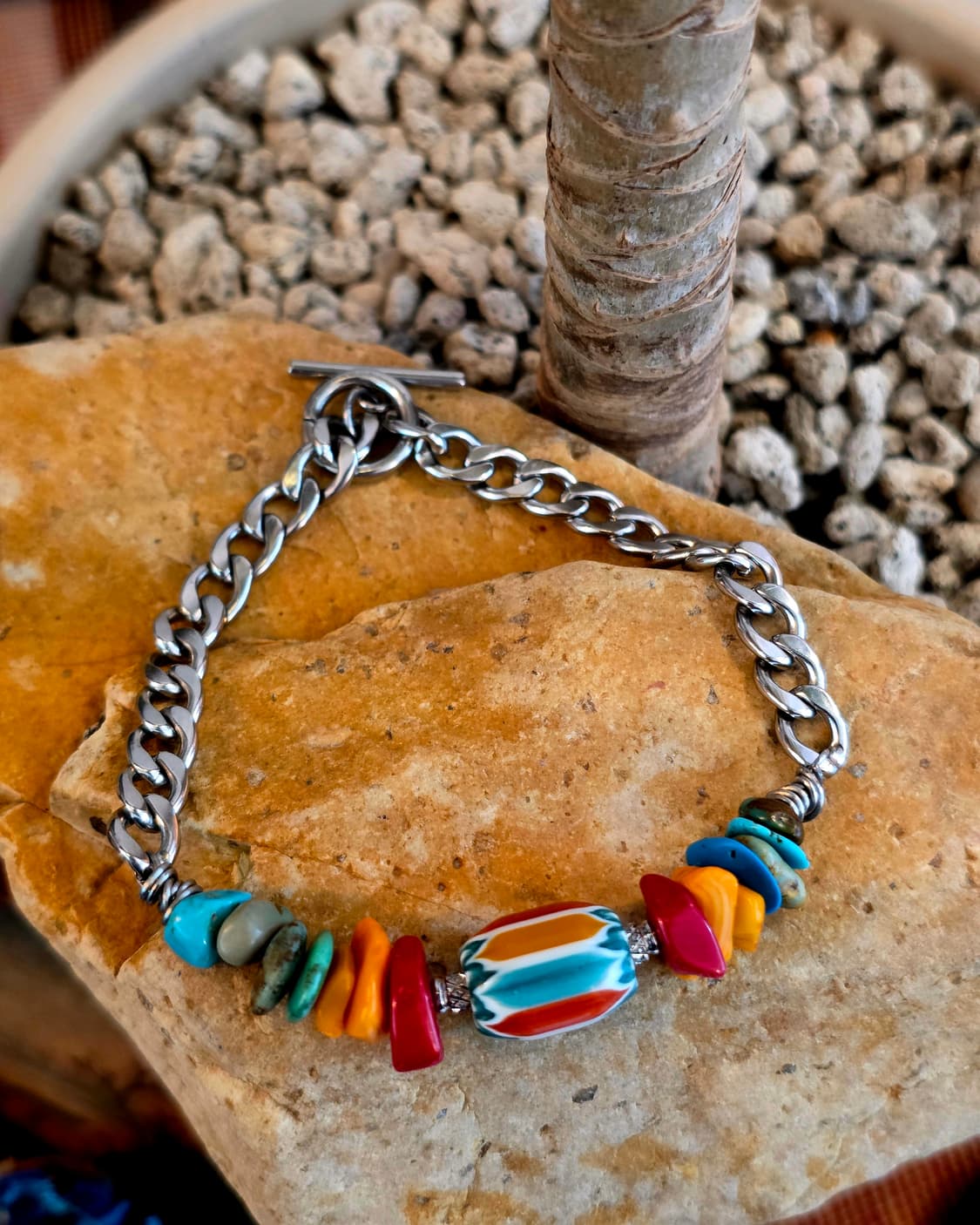 “Desert Flow”써지컬 과 자연의 조화 bracelet 상품이미지2