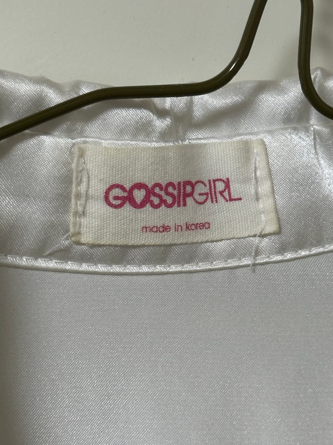 실크 크롭 셔츠 (gossip girl brand) 상품이미지2