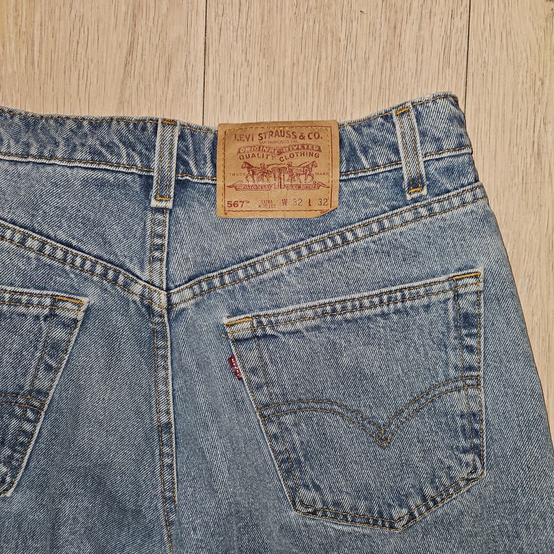 90s 리바이스 567 made in usa 상품이미지4