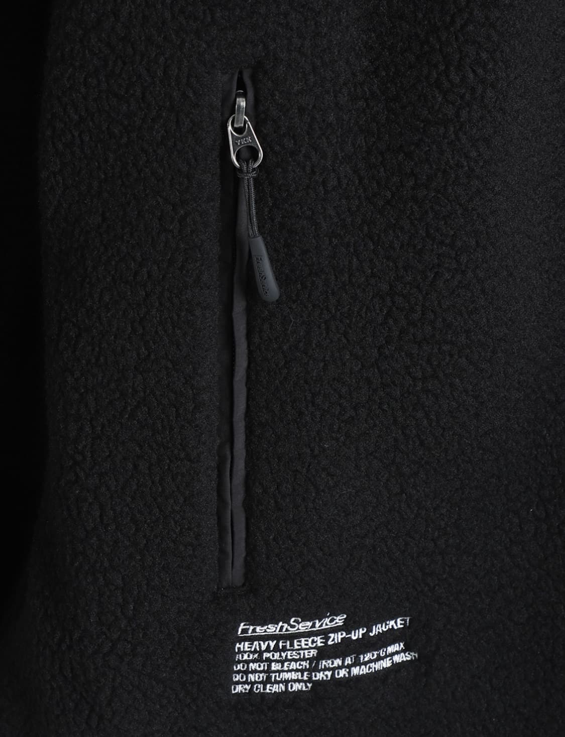 (위탁-새상품) Fresh service 헤비 플리스 집업 자켓 블랙 상품이미지3