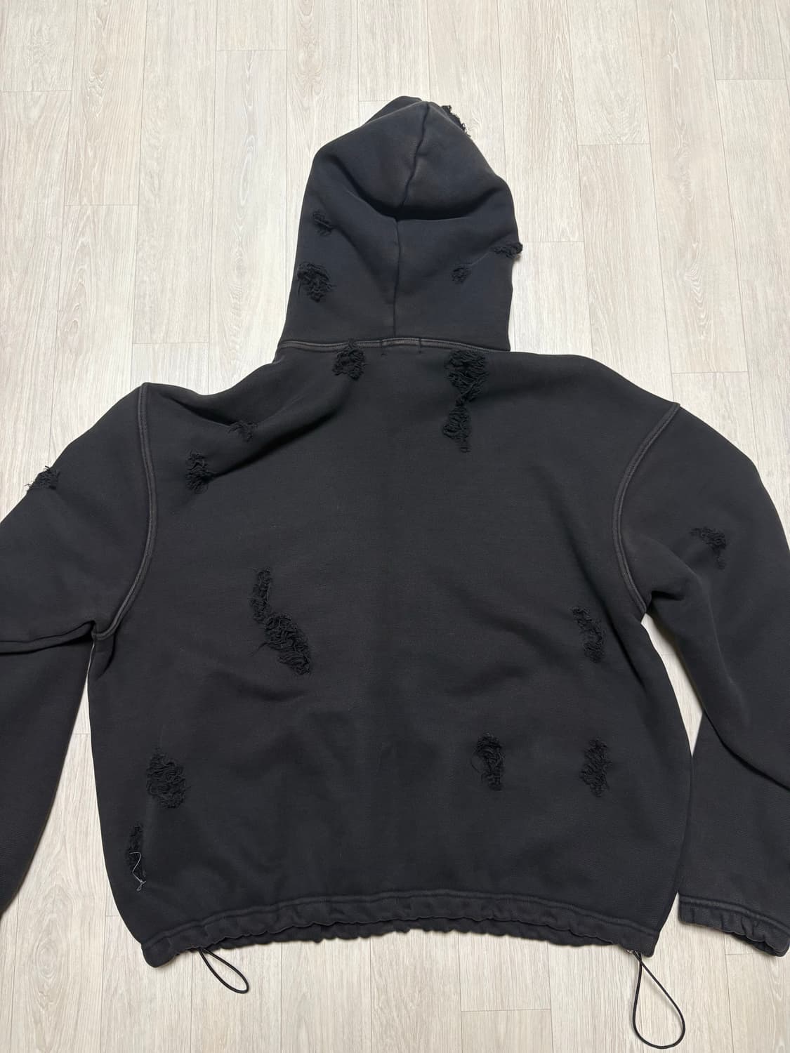 떠그클럽 락 후디 블락 1size 상품이미지2