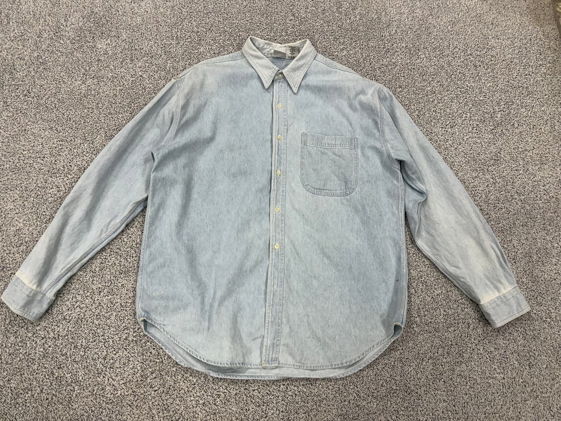 90s 디즈니 미키마우스패밀리 자수 데님셔츠 상품이미지1