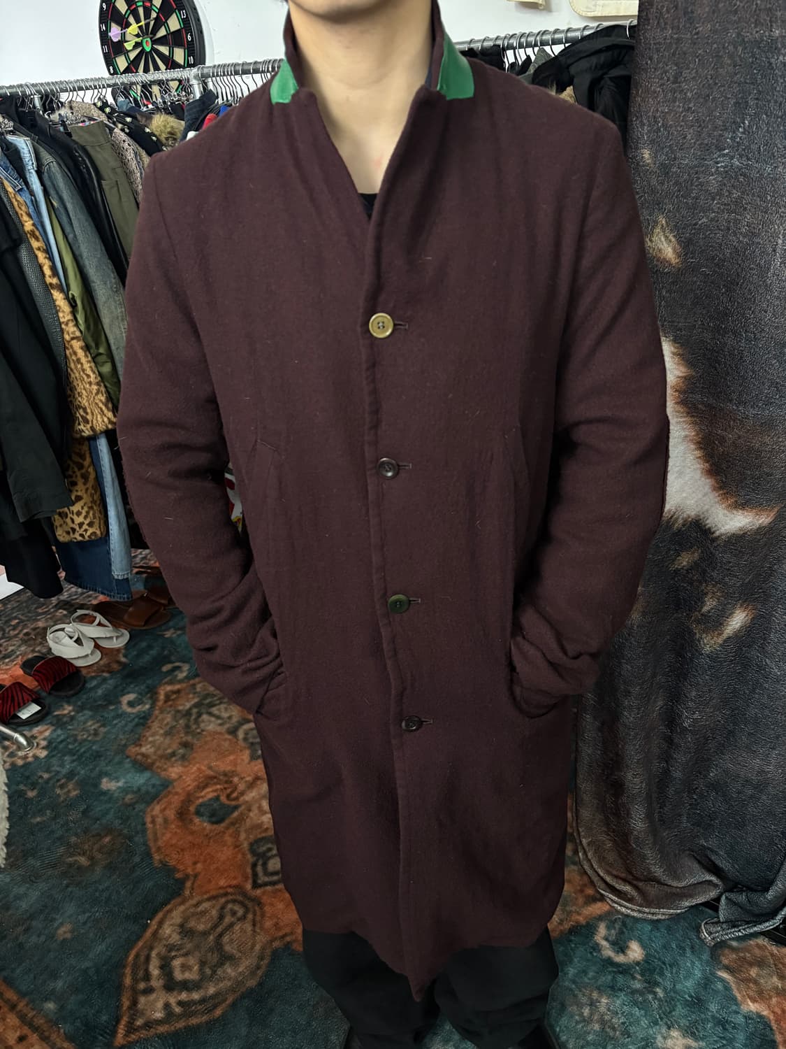 TTF✳️2012AW 언더커버 축융 울 코트 상품이미지3