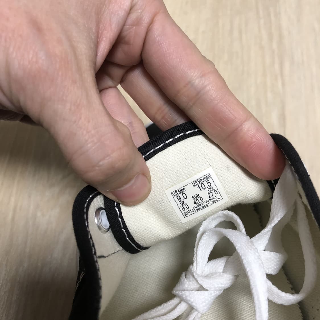 (270) 새상품 반스 VANS 어센틱 블랙 상품이미지3