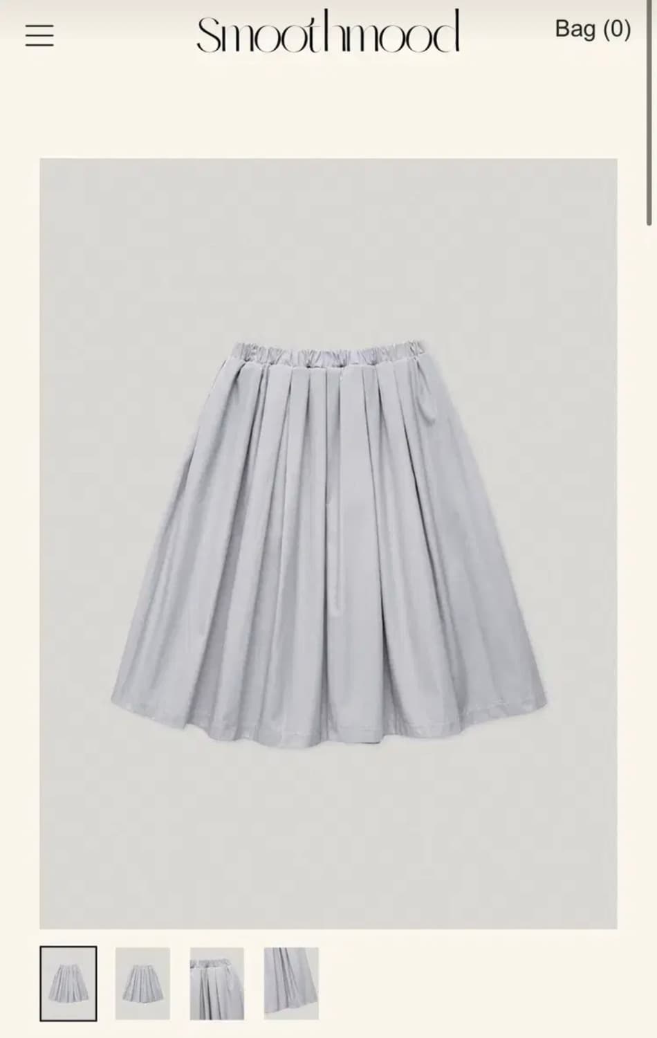 스무드무드 바이나 플리츠 스커트 상품이미지1