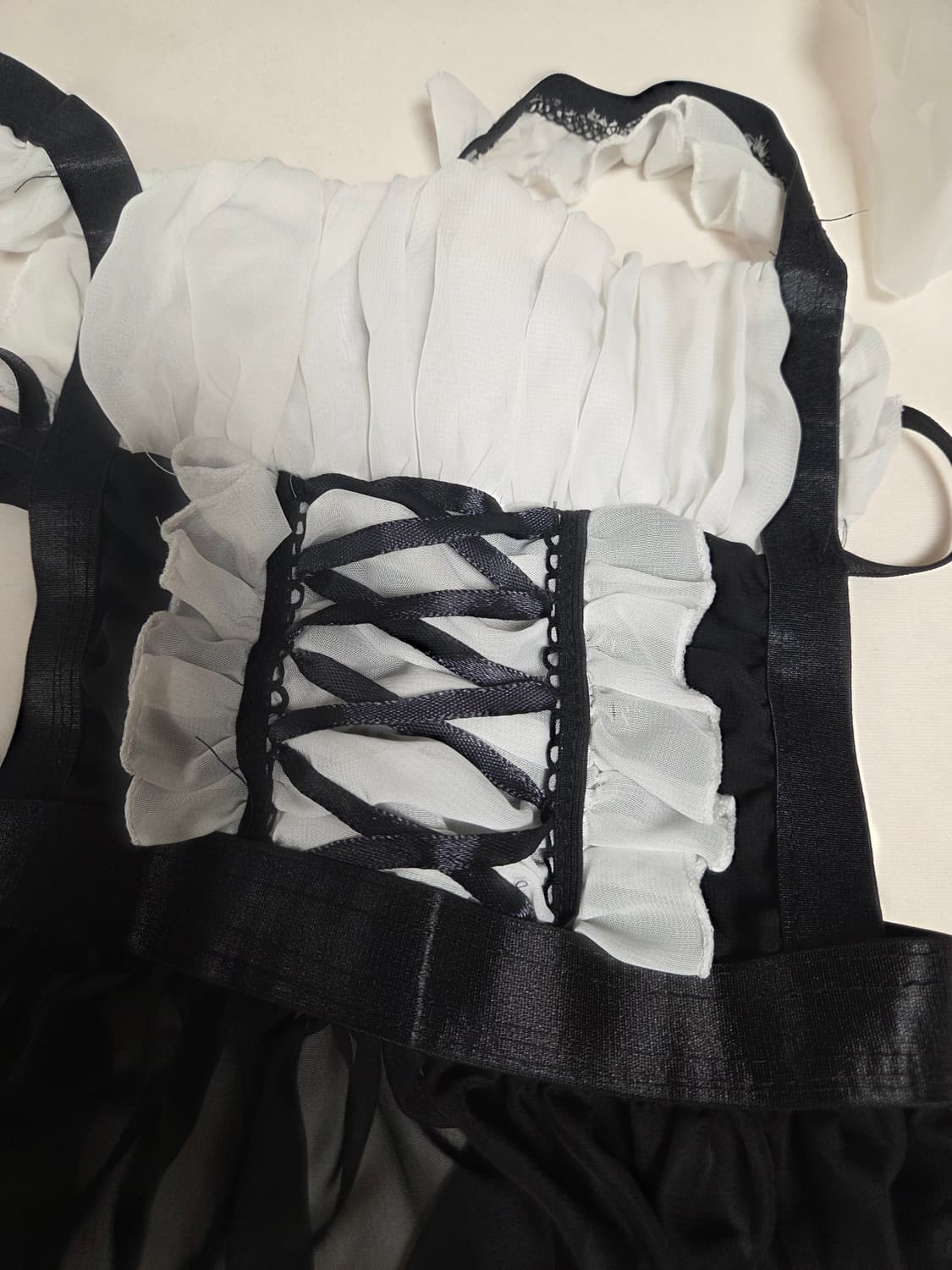 이벤트용) 섹시 메이드복/슬립 코스텀 상품이미지1