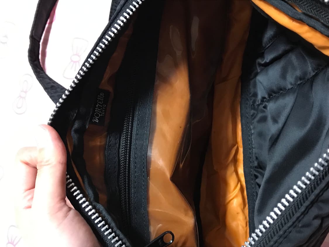 요시다포터 탱크 하프문 블랙 크로스백 상품이미지5