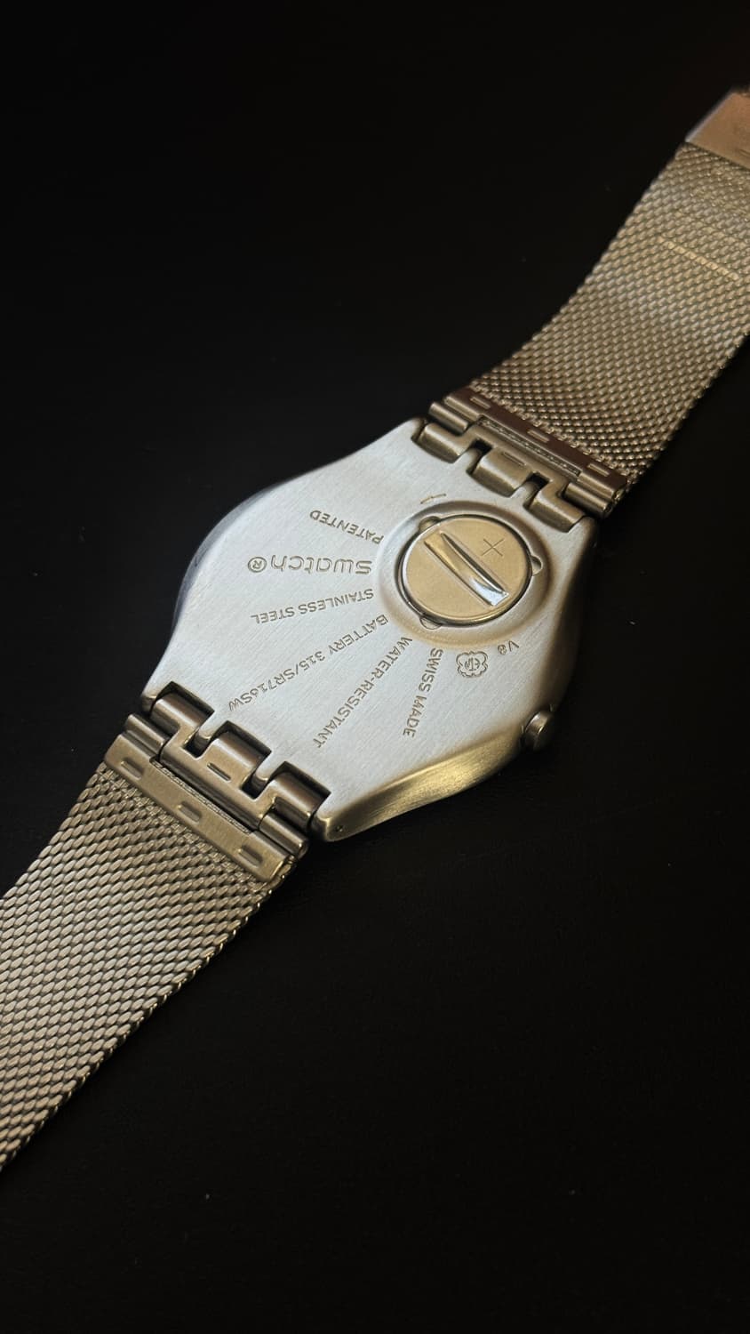 스와치 겟팅 메쉬 42mm 쿼츠 실버 상품이미지2