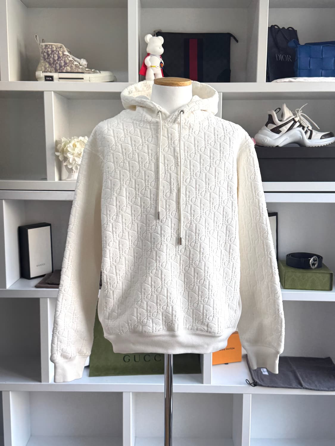 디올 오블리크 테리 후드티 상품이미지1