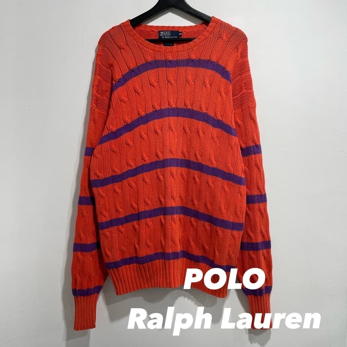 폴로 랄프로렌 스트라이프니트 상품이미지1