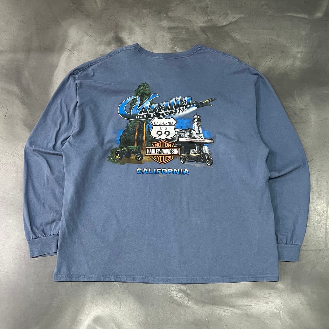  할리데이비슨 프린틴 롱슬리브 y14729 상품이미지2