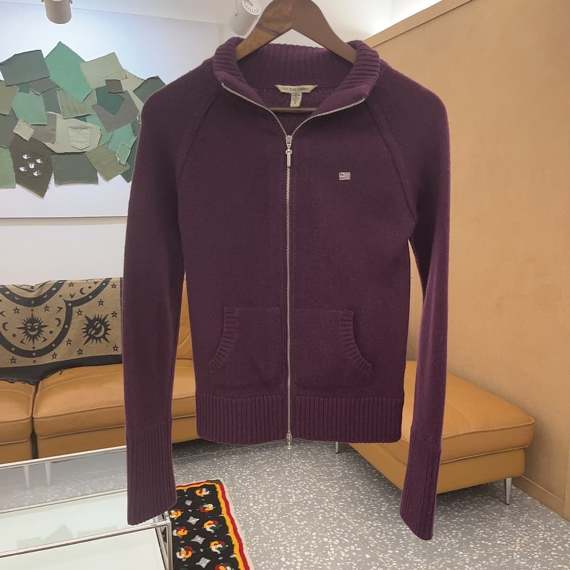 폴로 랄프로렌 빈티지 90's 램스울 캐시미어 가디건 S C07291 상품이미지3