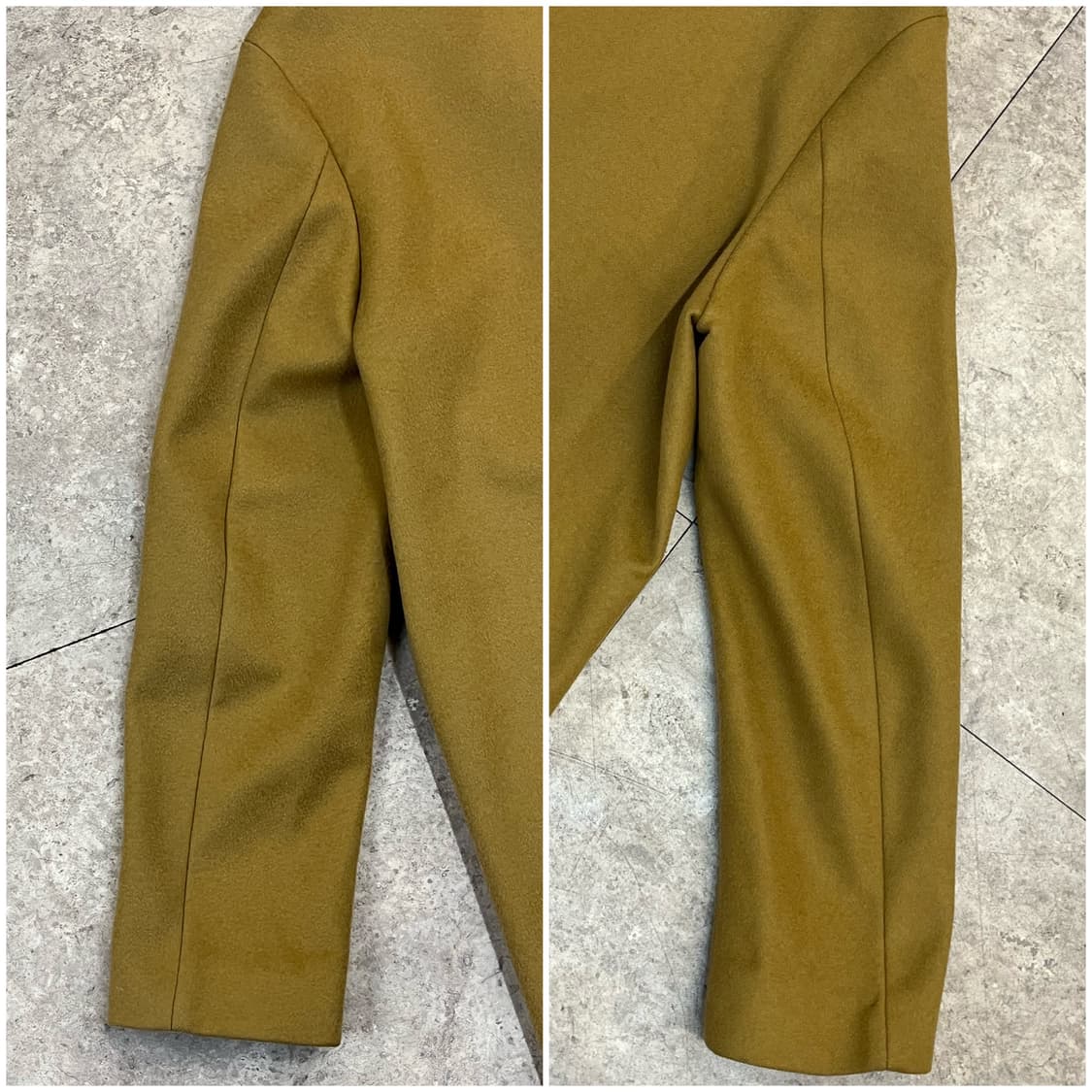 인사일런스 울 캐시미어 롱코트 카멜 M #csz3419 상품이미지10