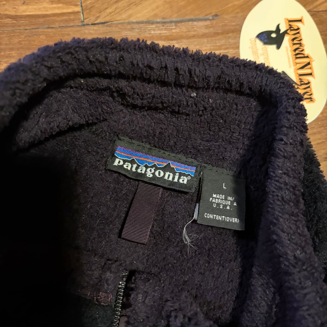 USA MADE PATAGONIA R4 플리스 자켓 블랙 상품이미지4