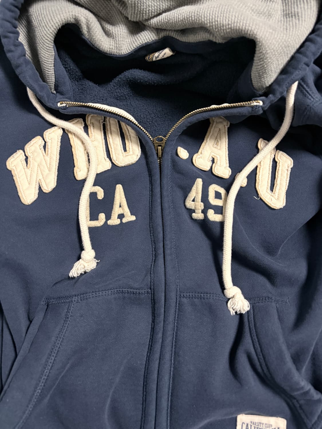 후아유 후드집업 네이비 S 상품이미지1