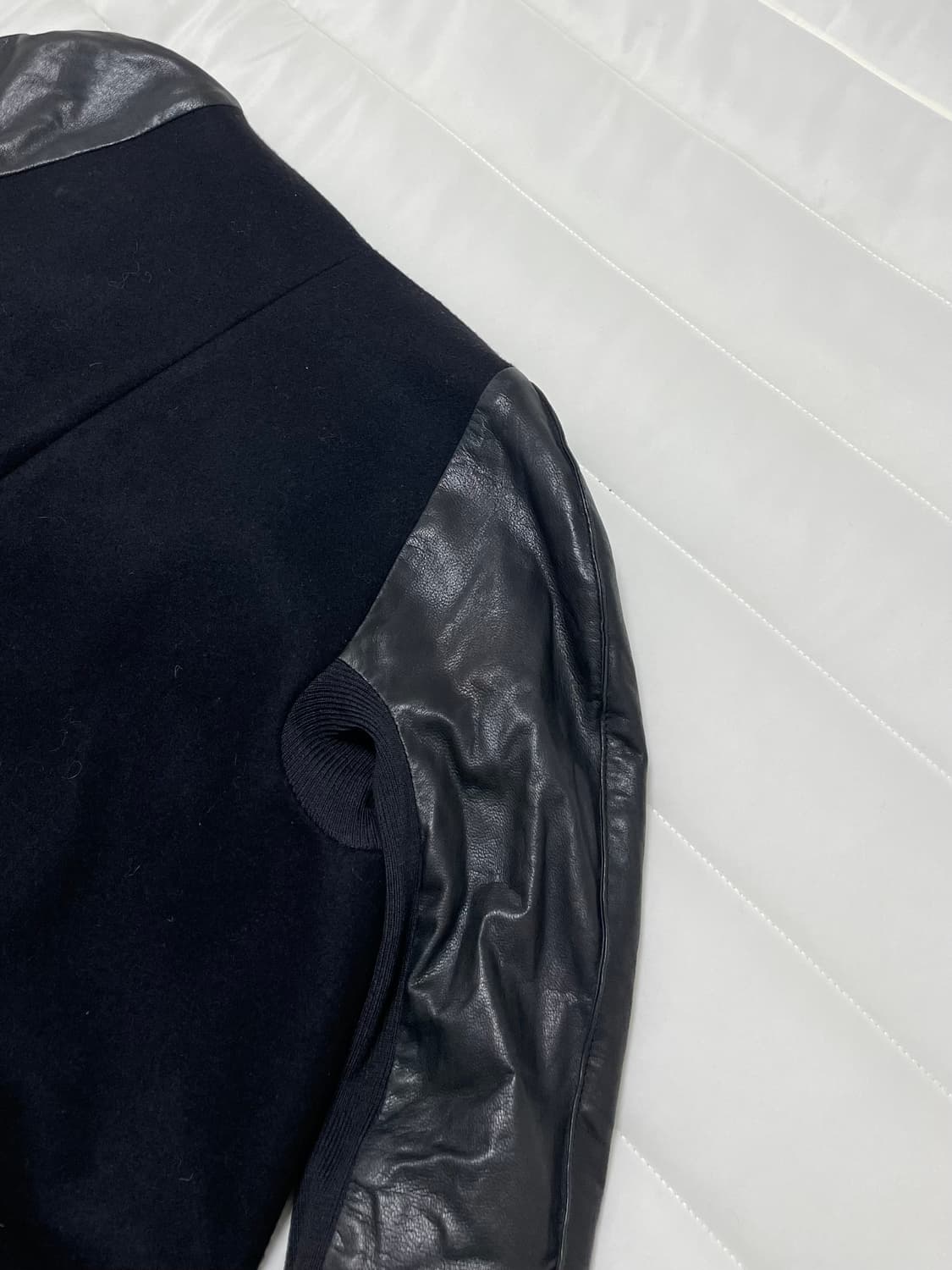 릭 오웬스 fw11 레더슬리브 카라리스 울코트 상품이미지4