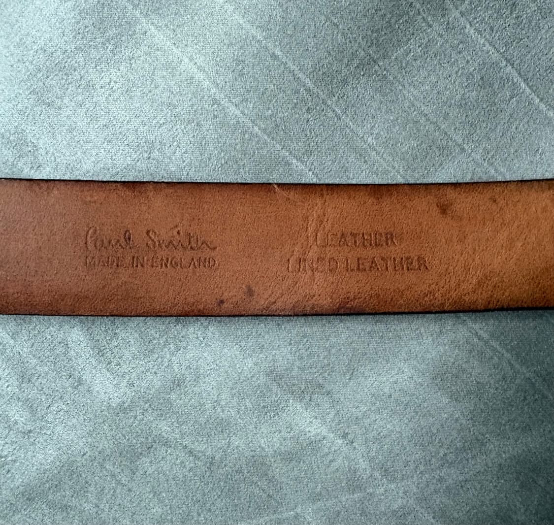 폴스미스 레더 벨트 블랙,넥타이 베이지  상품이미지4