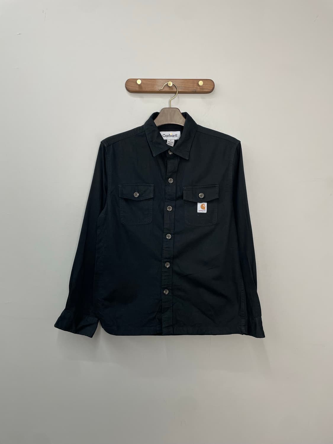 칼하트 블랙 버튼 셔츠 H1986 상품이미지2