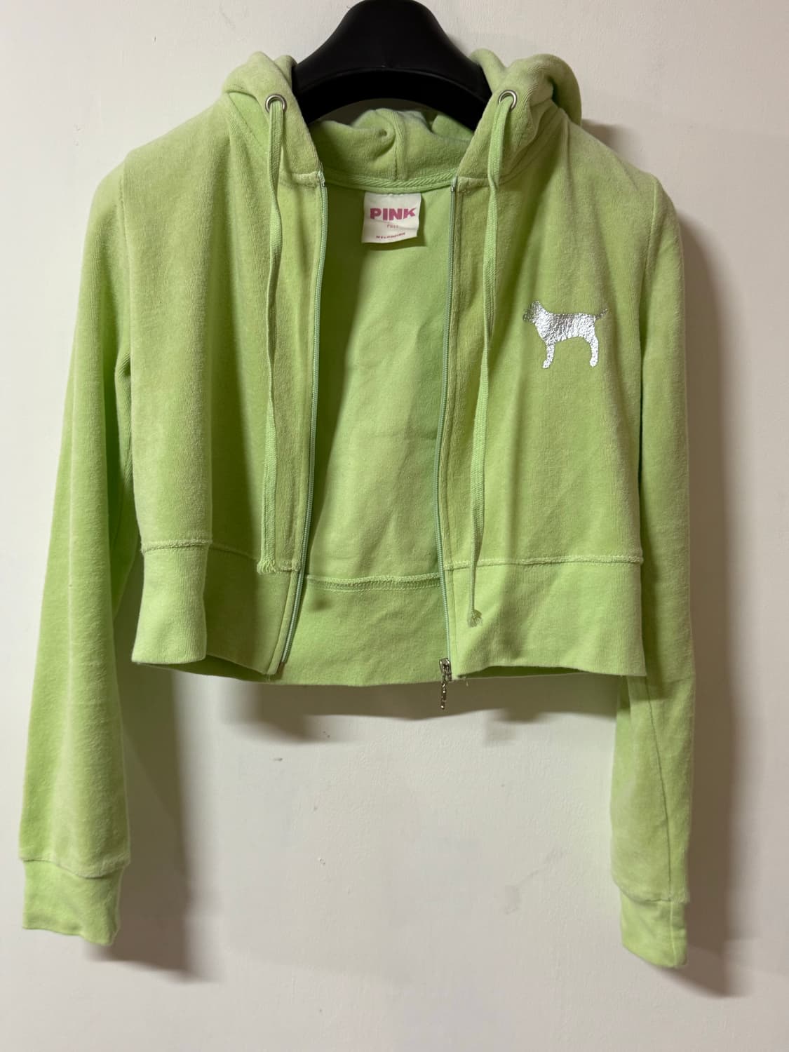 Pink 라임색 y2k 후드집업 상품이미지4