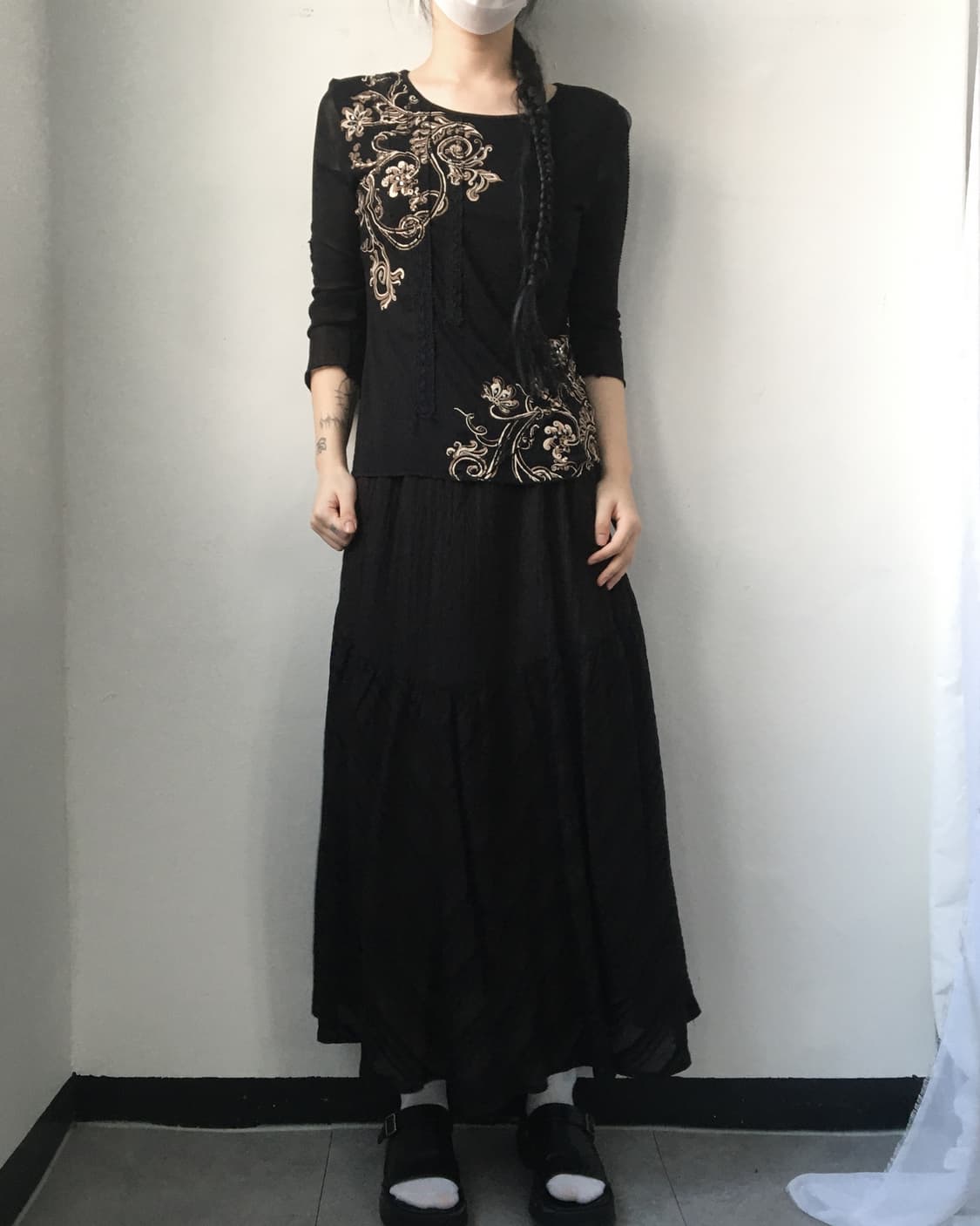 Printing point mesh top 상품이미지5