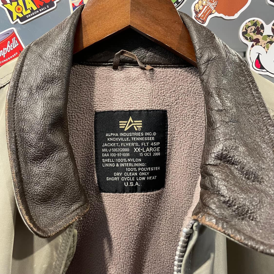 알파인더스트리 ma-1 자켓 2XL 상품이미지5
