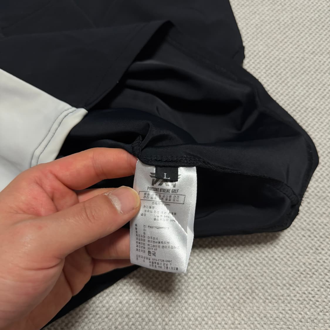 PXG 블랙 앤 화이트 긴팔 골프웨어 상품이미지4