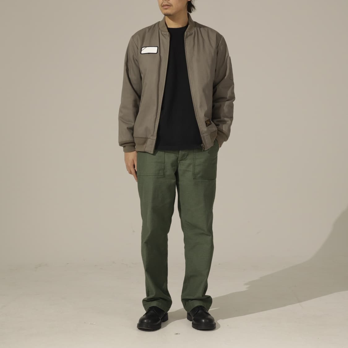 더블탭스 코튼 블루종 자켓 상품이미지2