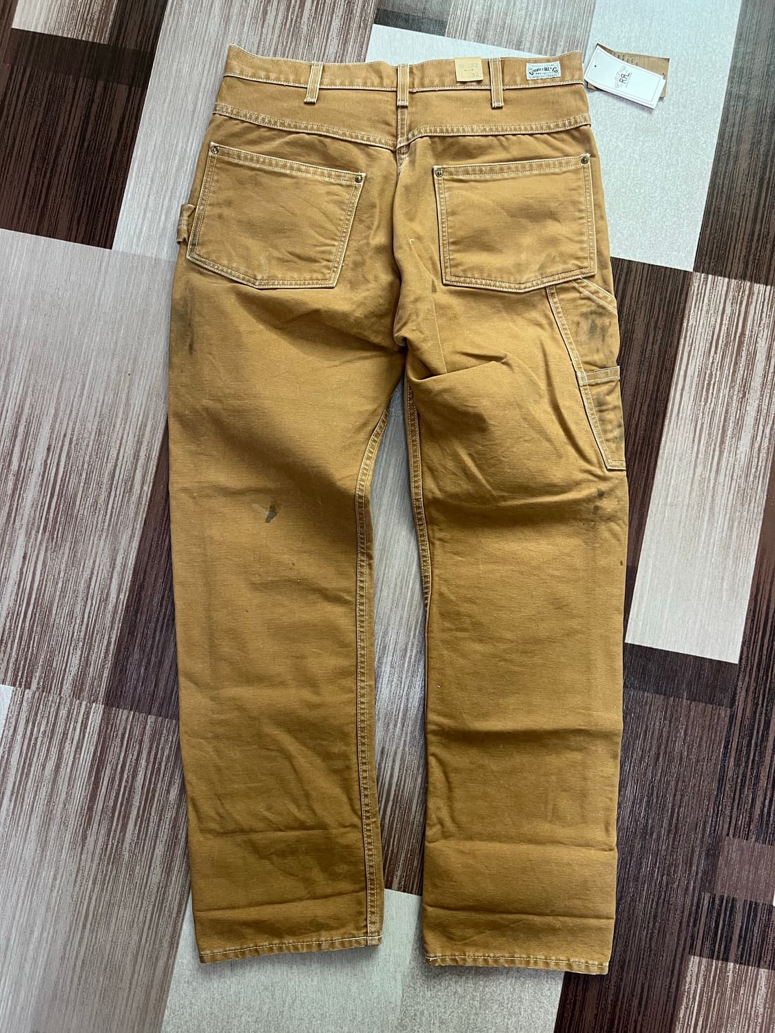 RRL 엔지니어핏 캔버스 카펜터 팬츠 32x32 상품이미지2