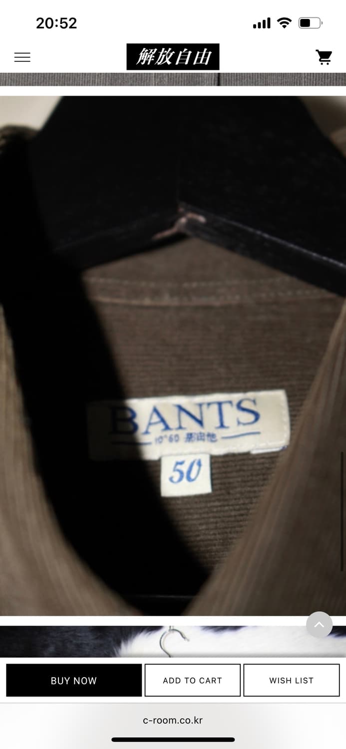 BANTS Vintage Solid Shirt L 상품이미지2