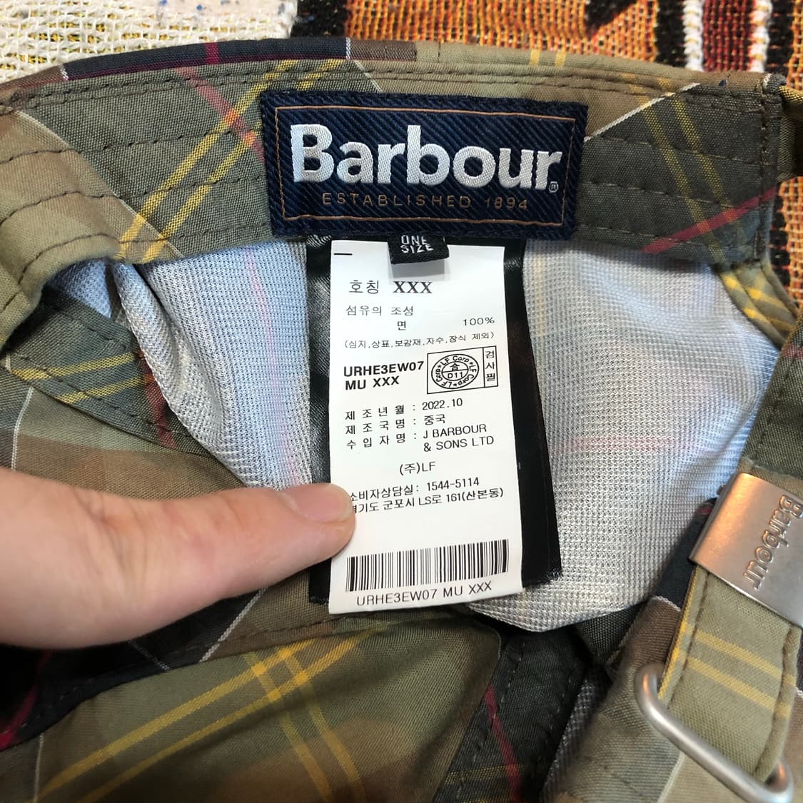 Barbour tatan cap 상품이미지4