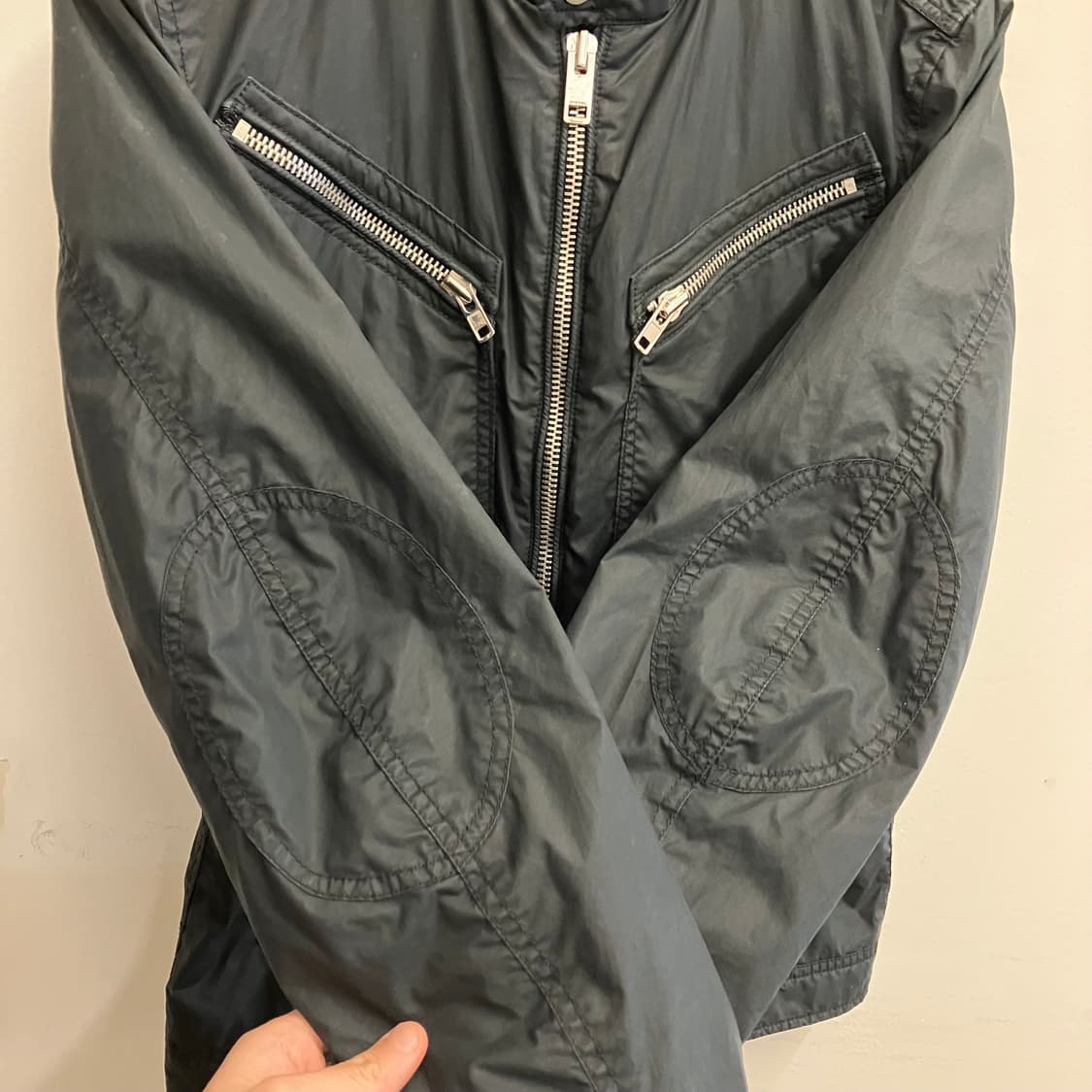 N254 디젤 나일론 바이커 자켓 상품이미지7