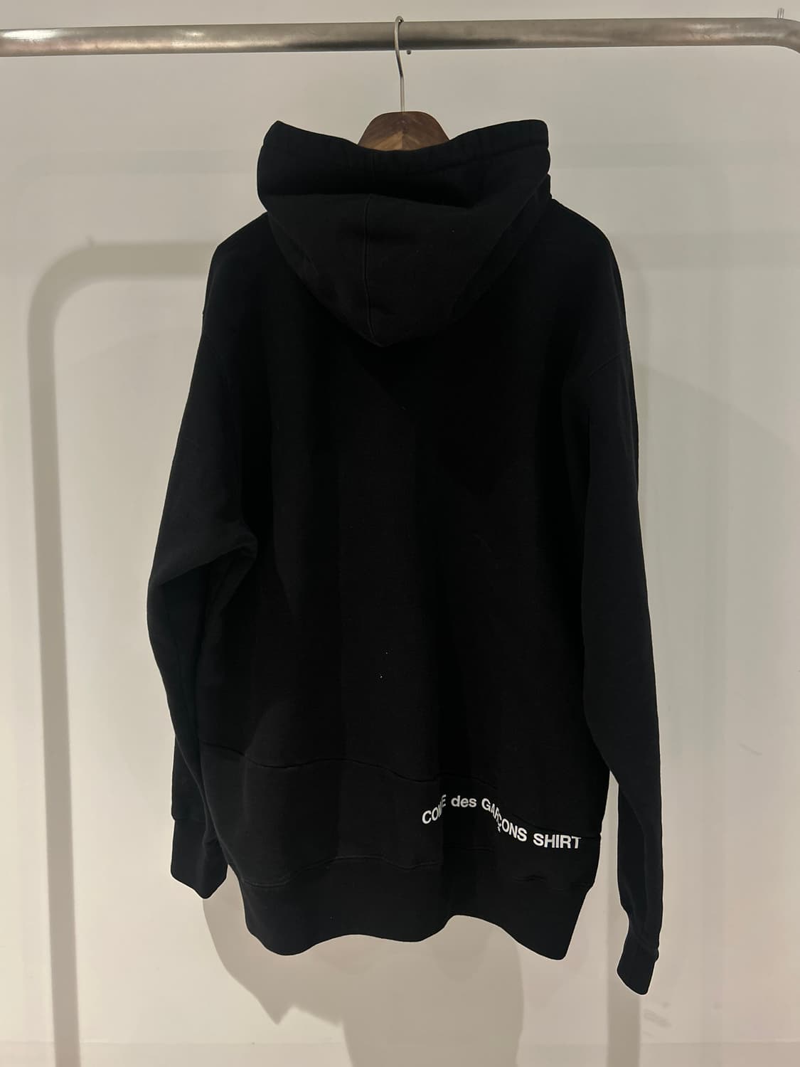 Supreme x CDG Shirts Hoodie Black XL 상품이미지4
