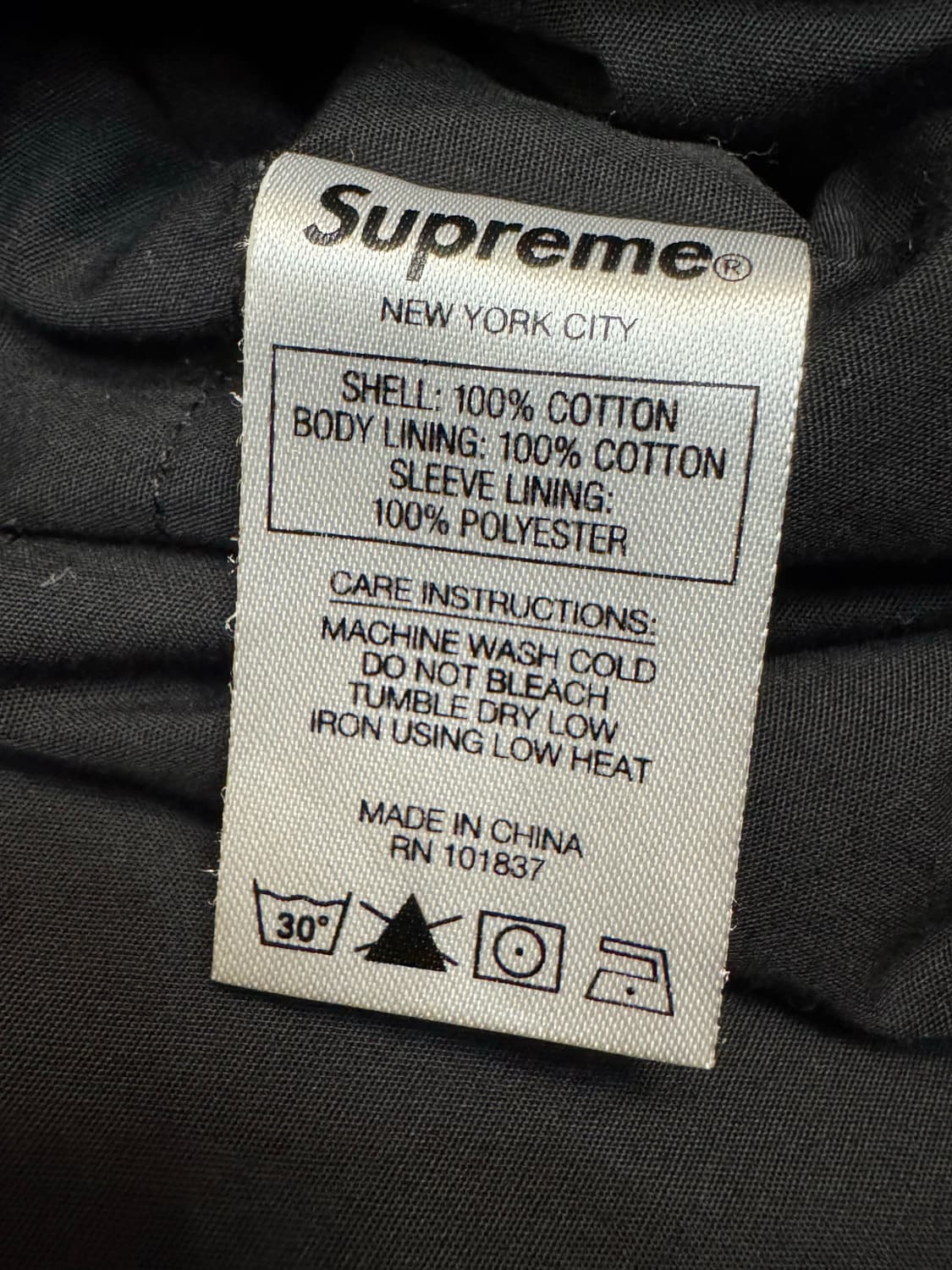 [L] 슈프림 우븐 후디드 자켓 그린   상품이미지8