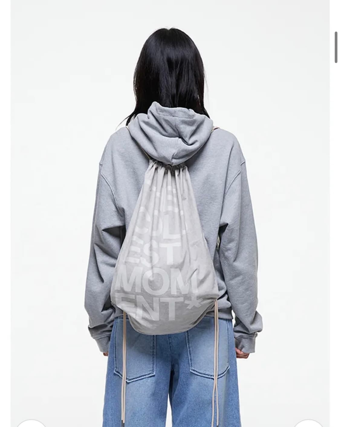 더콜디스트모먼트 플라워 로고 짐 색 더티화이트 상품이미지6